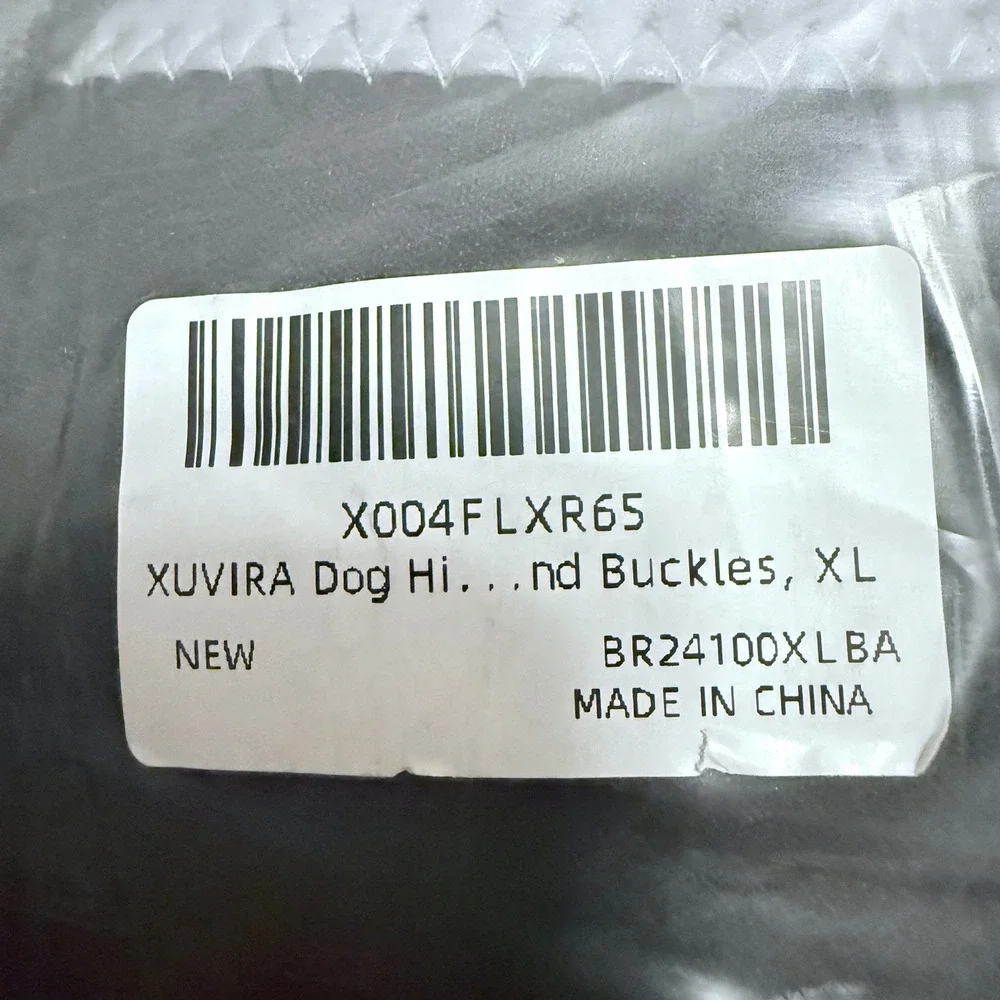 Xuvira Dog‎ Lift Harness XL Black Excellent Mobility Support Post-Surgery Aid